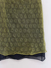SWAYING 25 Spring/Summer Metal Pleated Skirt SW-SW25SS3B01C1-LV Green